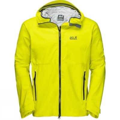 Chaquetas Jack Wolfskin Ticume Hombre Amarillo - Chile FHQ139026